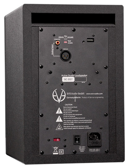 EVE Audio SC207 2 Way 6.5" Professional Studio Monitor Speaker