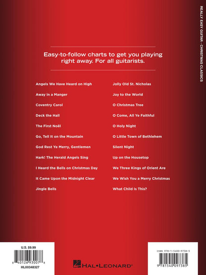 Christmas Classics Really Easy Guitar Series 22 Songs with Chords Lyrics & Basic Tab