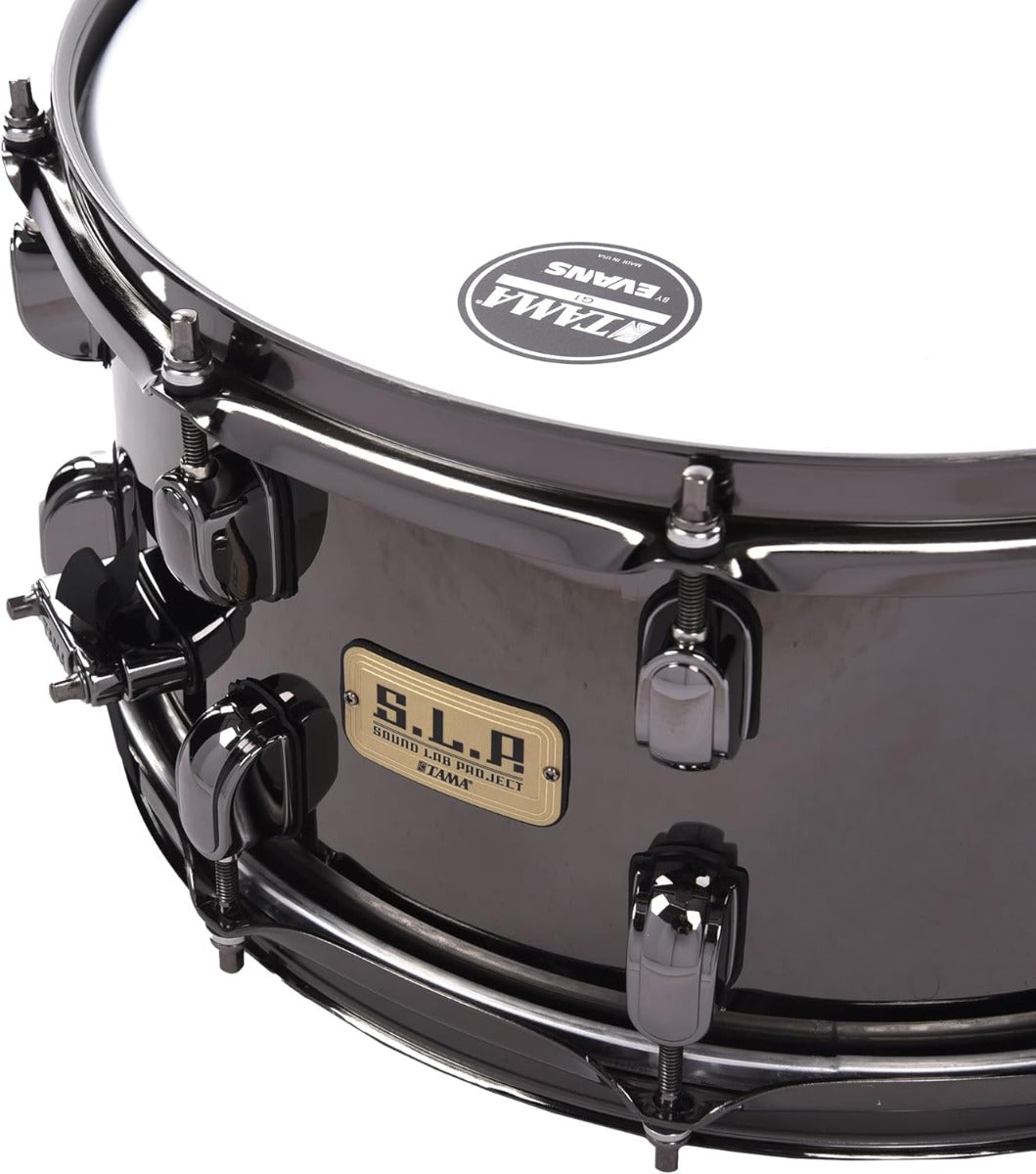 Tama SLP LBR1465 6.5" x 14" Black Brass Snare Drum