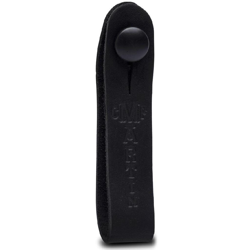 Martin Leather Headstock Tie Strap in Black