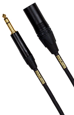 Mogami Gold TRS XLRM Cable 10 Ft