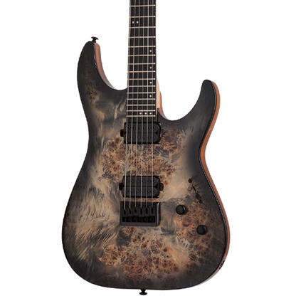Schecter C-6 Pro Electric Guitar in Charcoal Burst