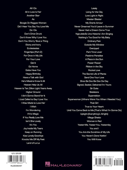 The Stevie Wonder Anthology PVG