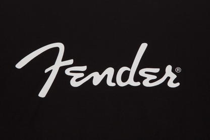 Fender Spaghetti Logo XXXL Size T-Shirt in Black