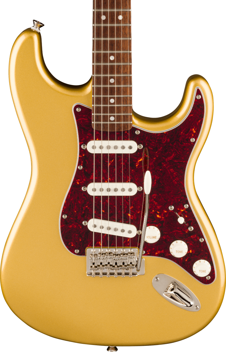 Squier FSR Classic Vibe 60s Stratocaster, Laurel Fingerboard, Tortoishell Pickguard in Aztec Gold