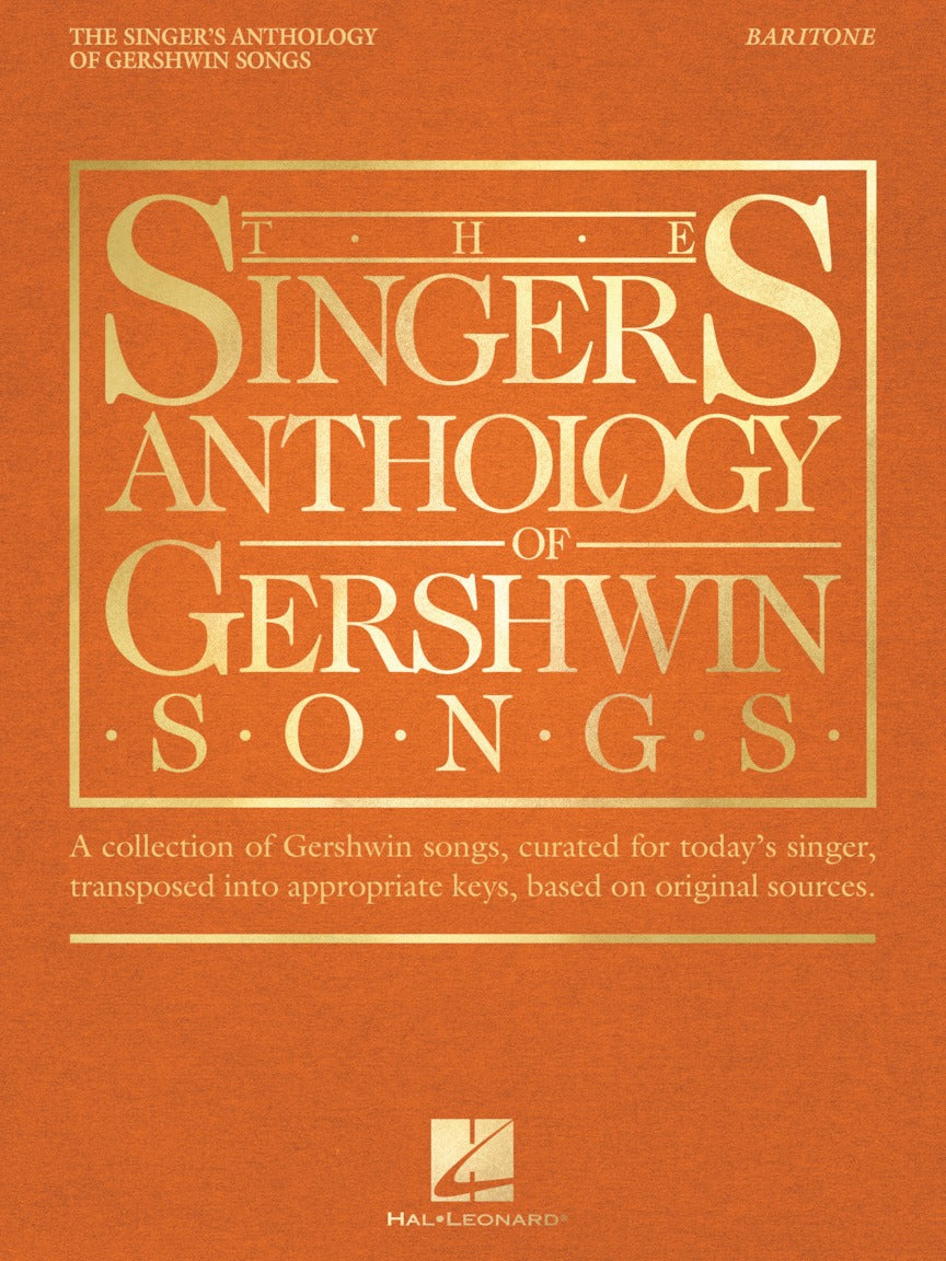 The Singers Anthology of Gershwin Songs Baritone