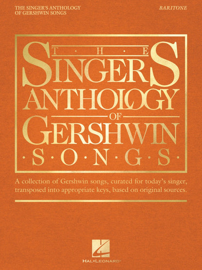 The Singers Anthology of Gershwin Songs Baritone