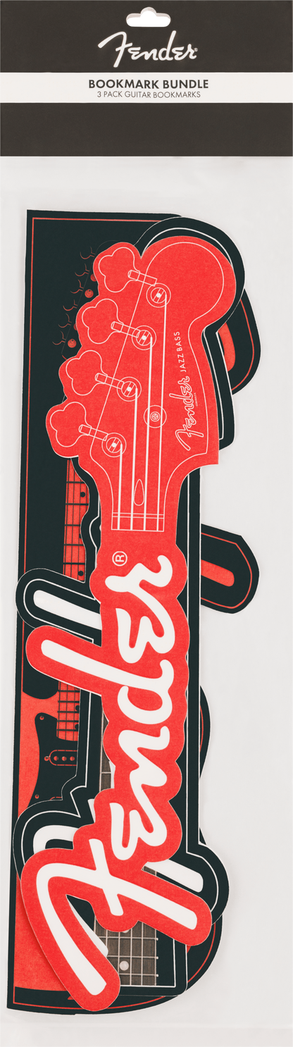 Fender Paper Bookmarks Set of 3
