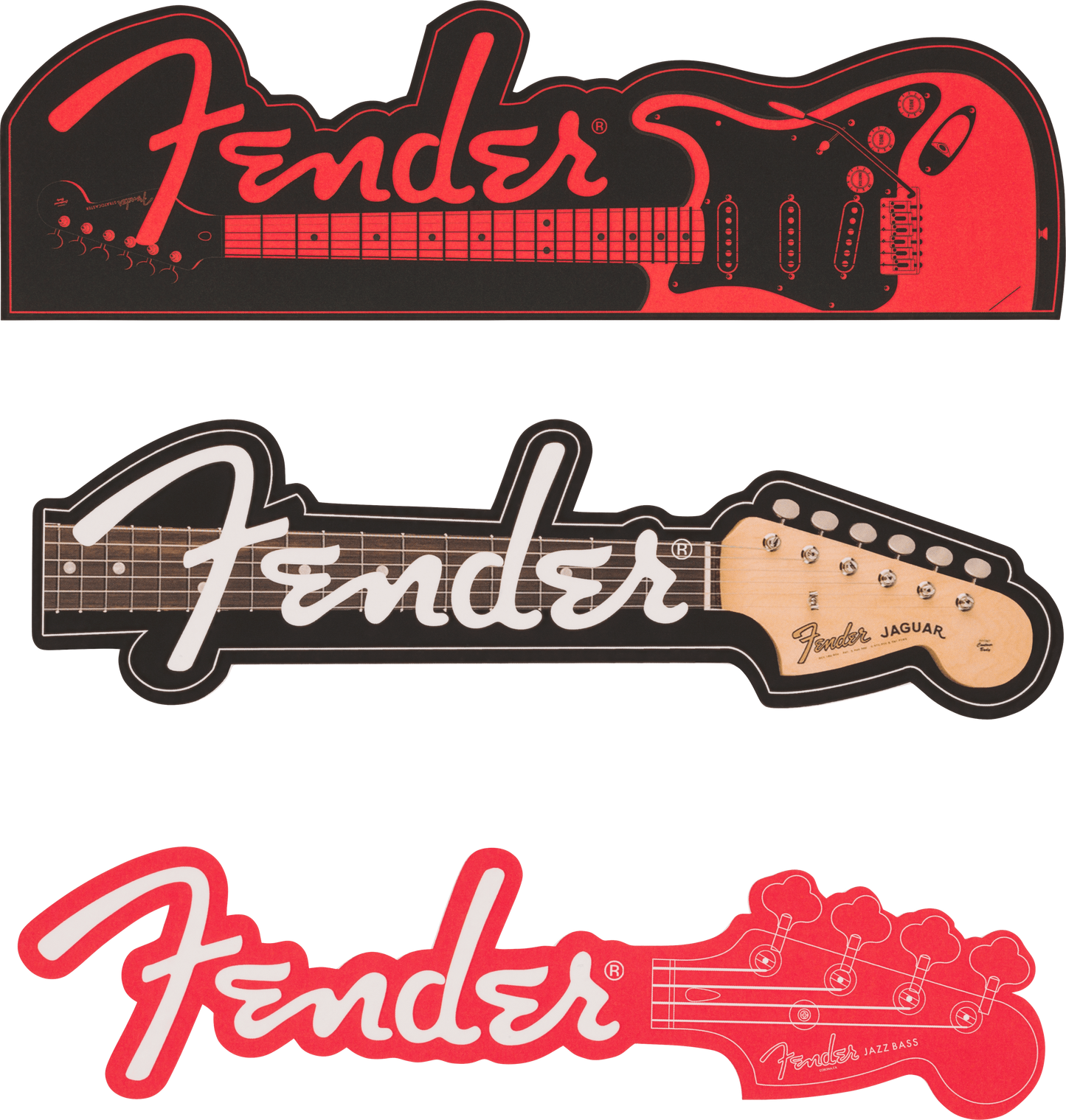 Fender Paper Bookmarks Set of 3