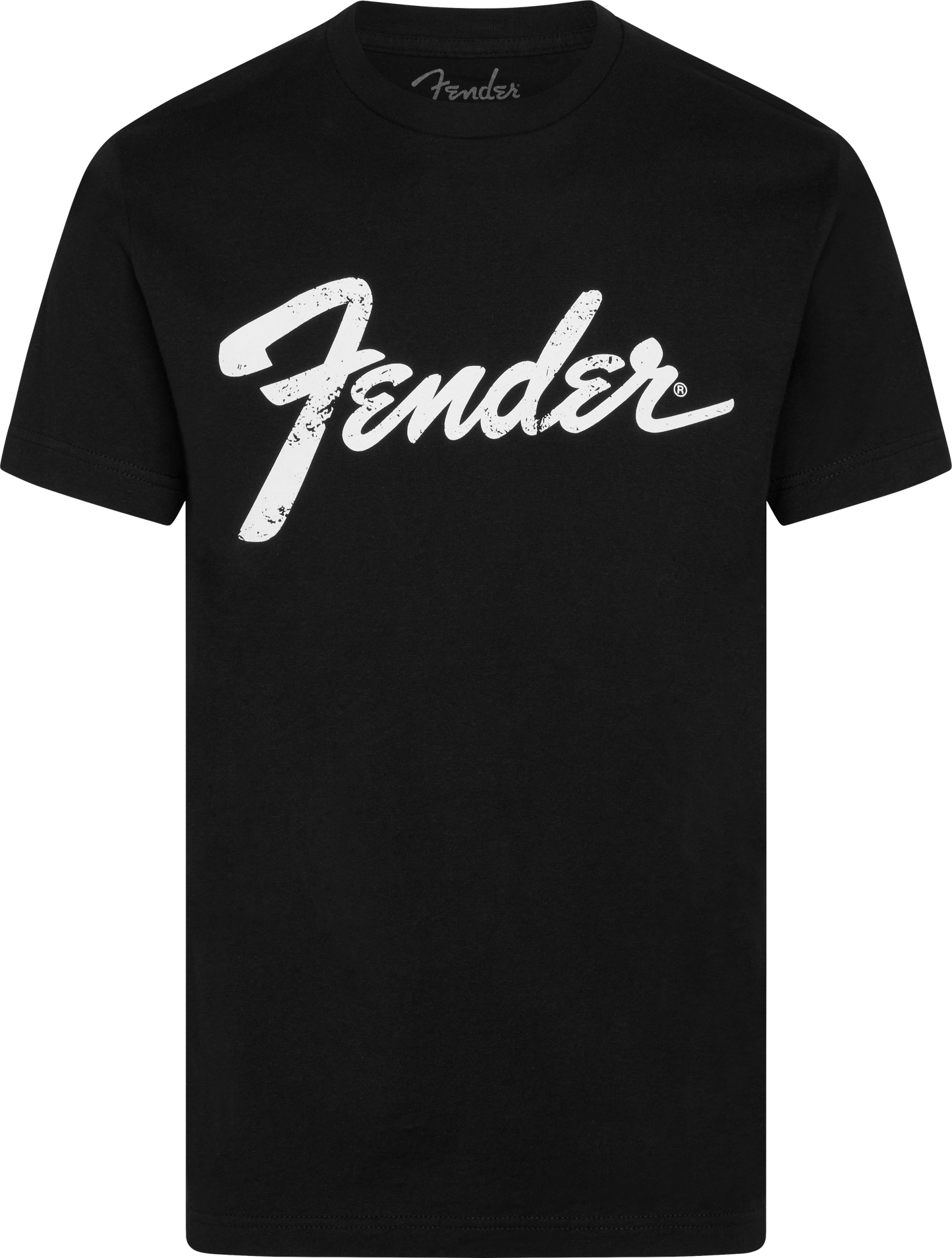 Fender Logo Date Back XXL Size T-Shirt in Black