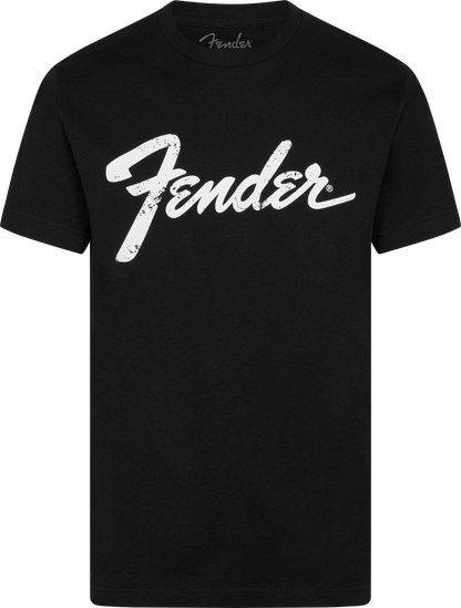 Fender Logo Date Back XXL Size T-Shirt in Black