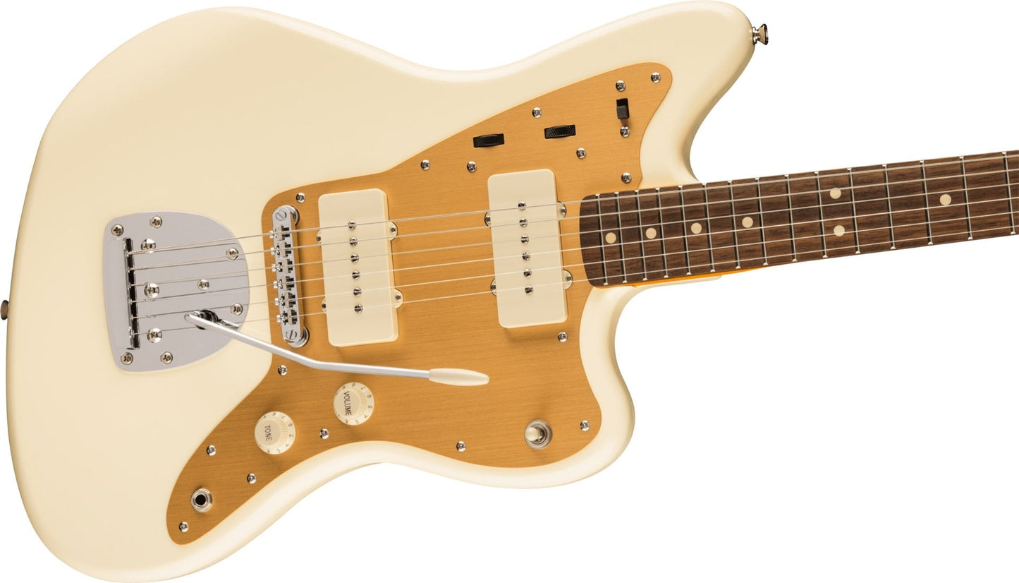 Squier J Mascis Jazzmaster, Laurel Fingerboard in Vintage White