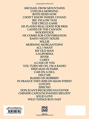 Joni Mitchell Anthology PVG