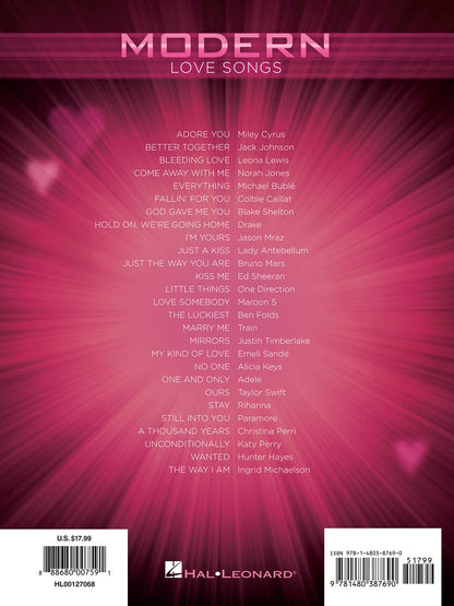 Modern Love Songs PVG