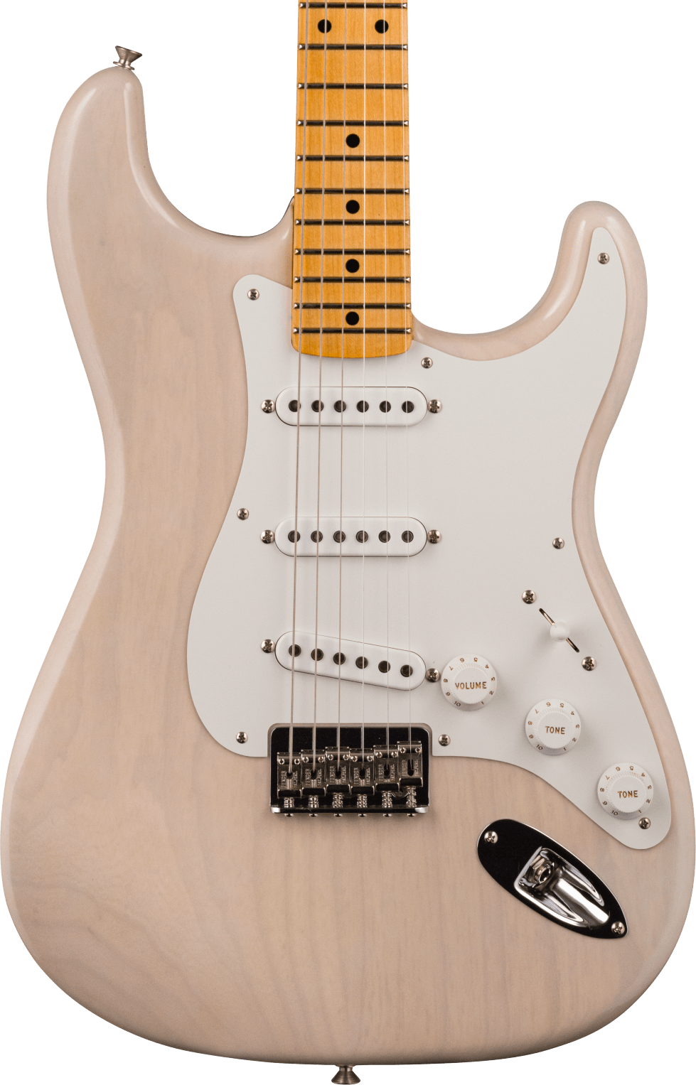 Fender Custom Shop Vintage Custom '55 Hardtail Strat Time Capsule Package in Aged White Blonde