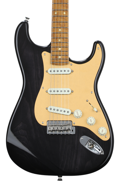 Fender Custom Shop American Custom Stratocaster NOS Electric Guitar in Ebony Transparent