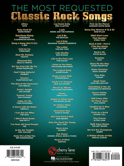 The Most Requested Classic Rock Songs PVG