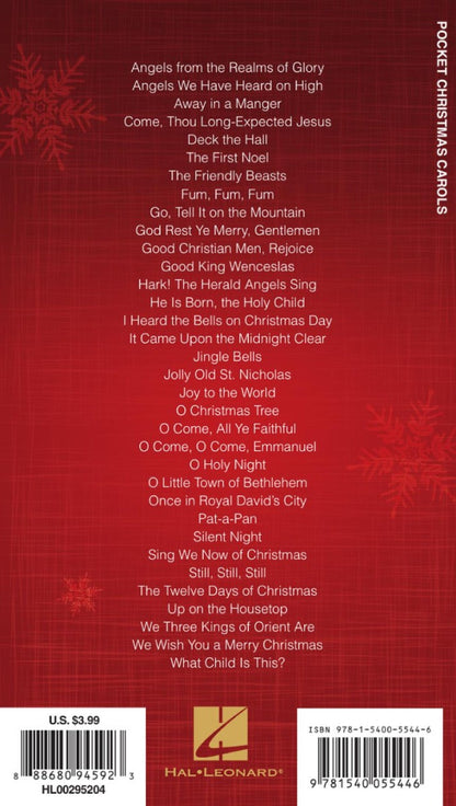 Pocket Christmas Carols Lyrics/Chords