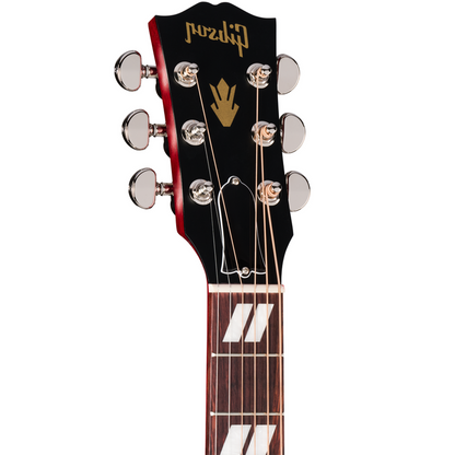 Gibson Hummingbird Special Left Hand Acoustic-Electric Guitar in Satin Vintage Cherry Burst