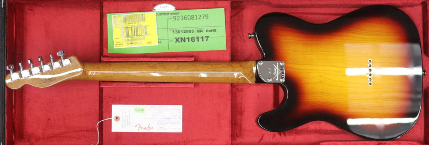 Fender Custom Shop American Custom Telecaster in Bleached 3 Color Sunburst