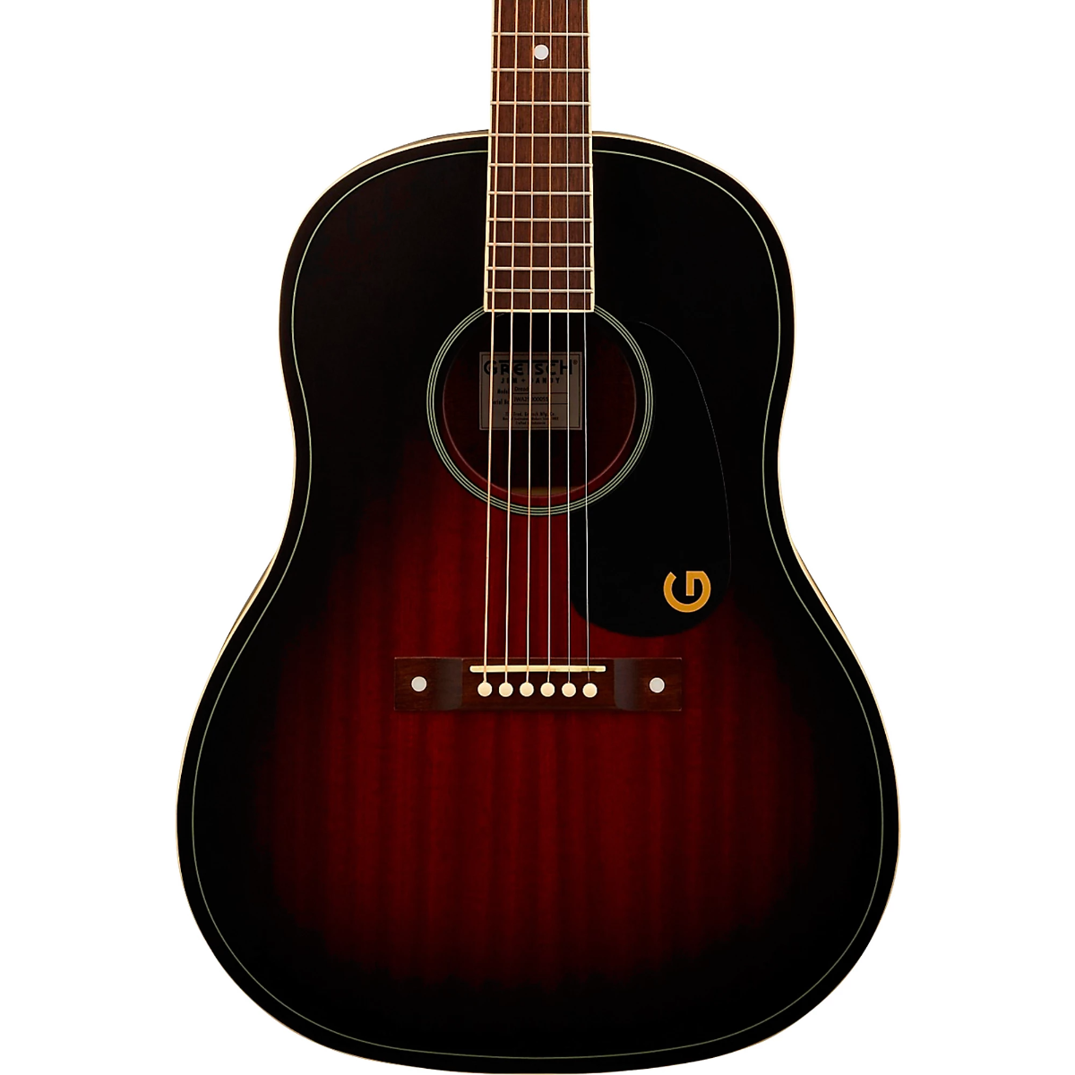 Gretsch Jim Dandy Dreadnought Acoustic Guitar in Deep Cherry Burst
