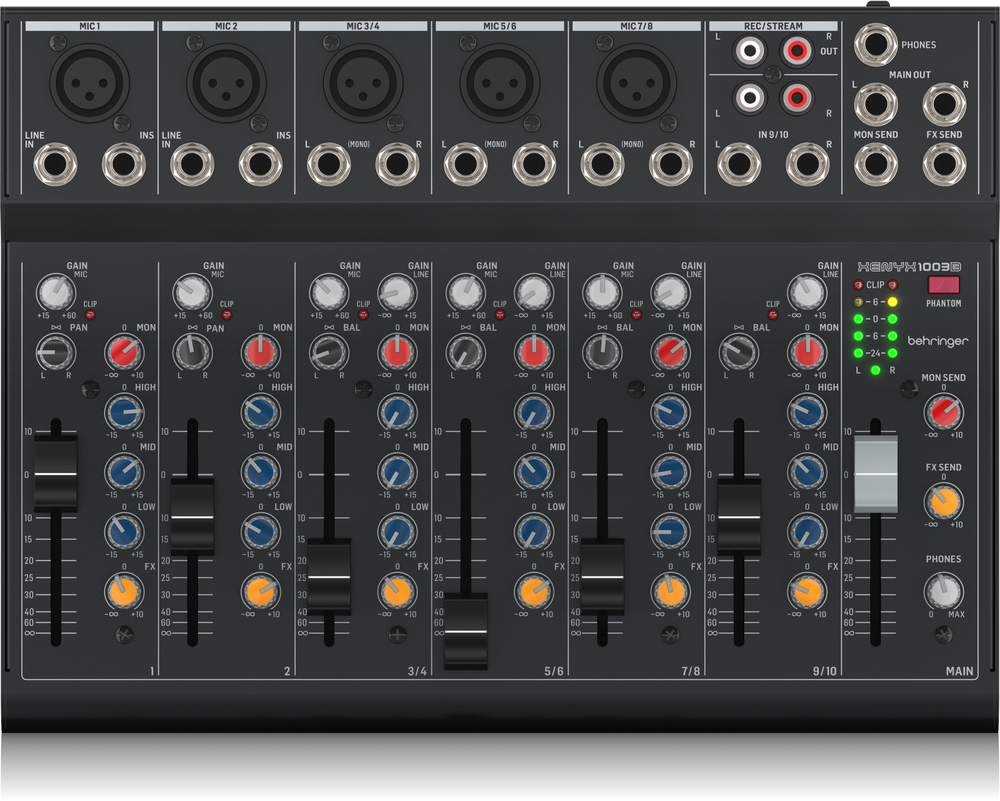 Behringer XENYX 1003B Premium Analog 10 Input Mixer