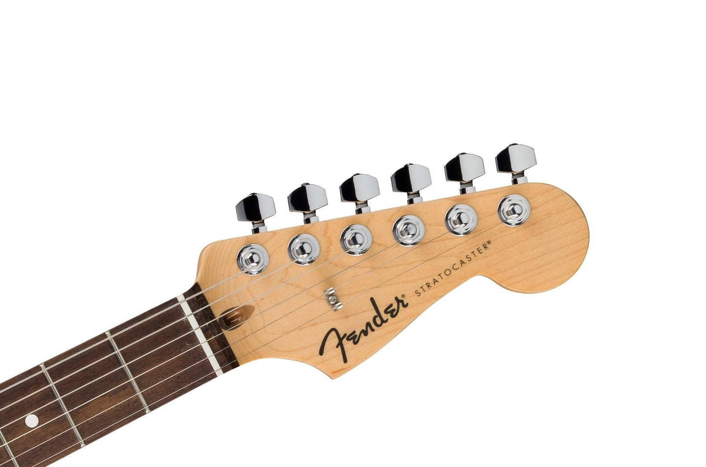 Fender Standard Stratocaster, Laurel Fingerboard in White Pickguard in Aqua Marine Metallic