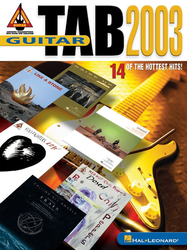 Guitar TAB 2003 14 Of The Hottest Hits