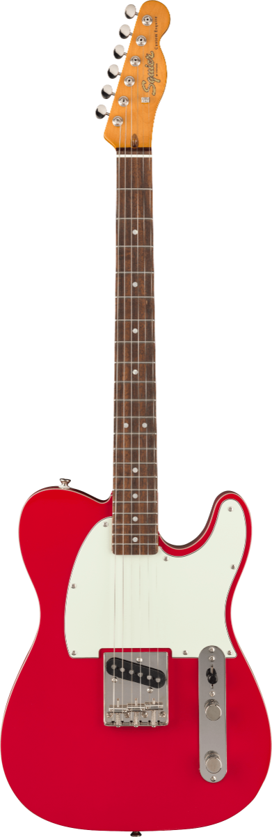 Squier FSR Classic Vibe '60s Custom Esquire, Laurel Fingerboard, Mint Pickguard in Dakota Red