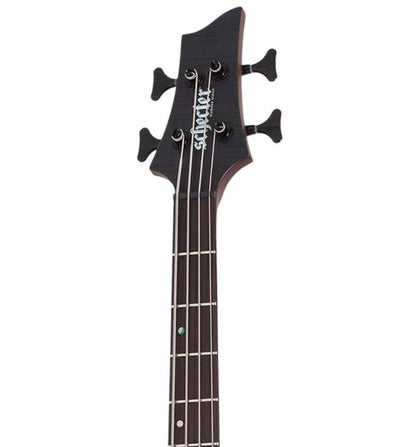 Schecter Charles Berthoud CB-4 Bass Guitar in See Thru Black Satin
