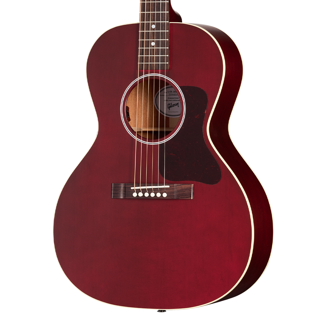 Gibson L-00 Special Acoustic Electric Guitar in Satin Wine Red
