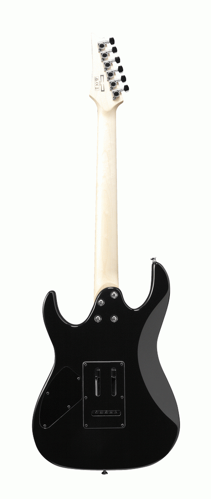 Ibanez GRX70QA Electric Guitar in Transparent Black Sunburst