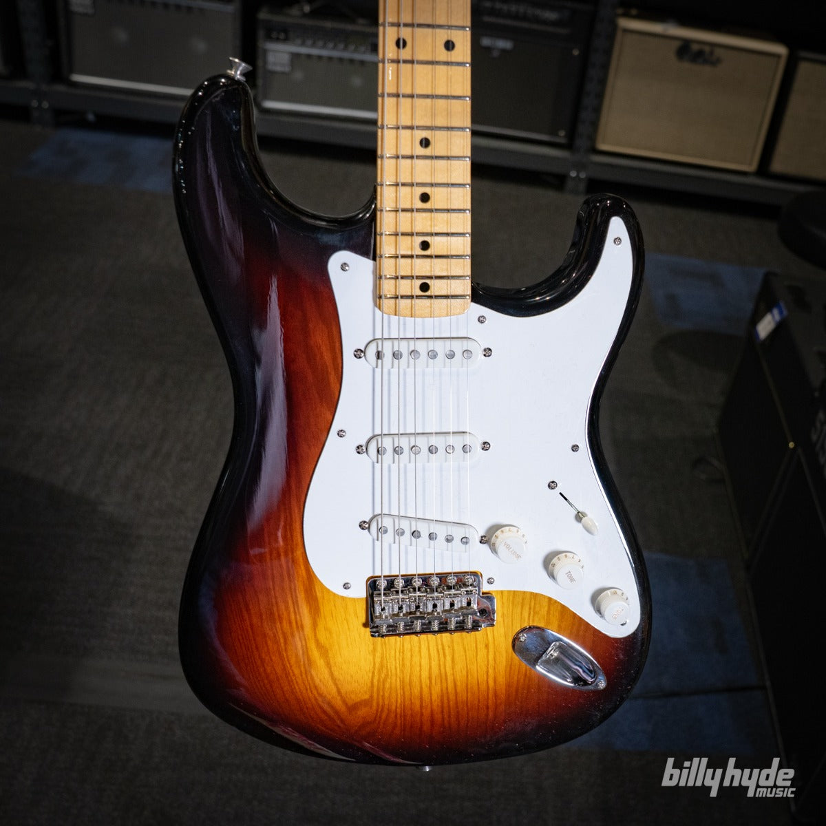 Fender Custom Shop Limited Edition 70th Anniversary 1954 Stratocaster NOS Electric Guitar in Wide-Fade 2-Color Sunburst