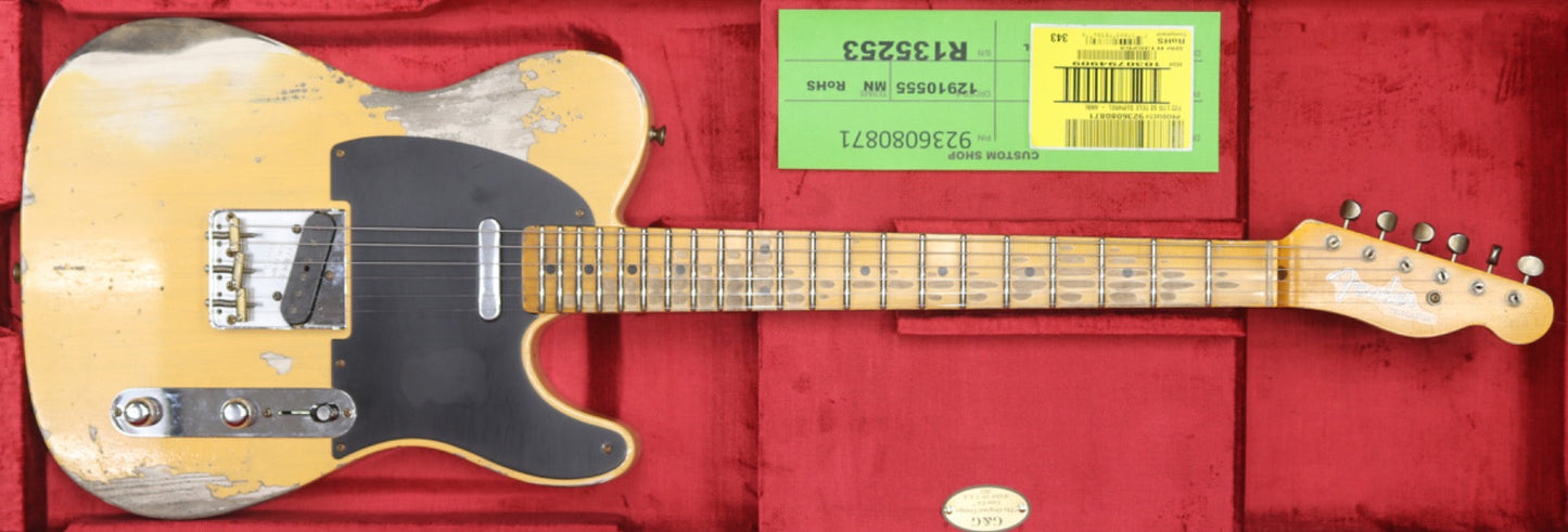 Fender Custom Shop Limited Edition '53 Telecaster Super Heavy Relic in Aged Nocaster Blonde