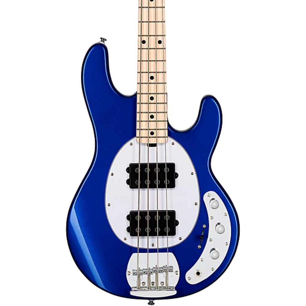 Sterling By Music Man StingRay 4 HH Bass Guitar in Cobra Blue