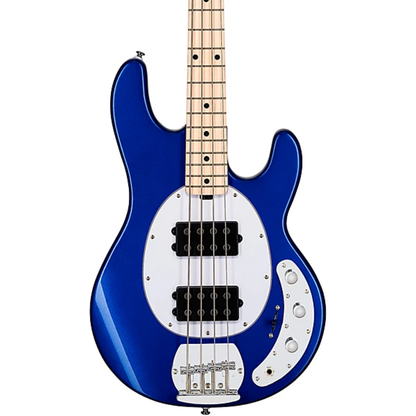 Sterling By Music Man StingRay 4 HH Bass Guitar in Cobra Blue