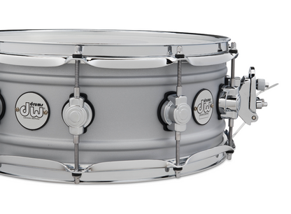 DW Design Series 5.5"x14" Matte Aluminium Snare Drum