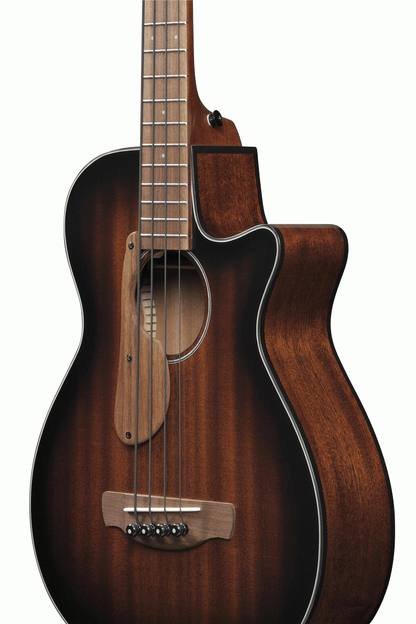 Ibanez AEGB24E Acoustic Bass in Mahogany Sunburst High Gloss