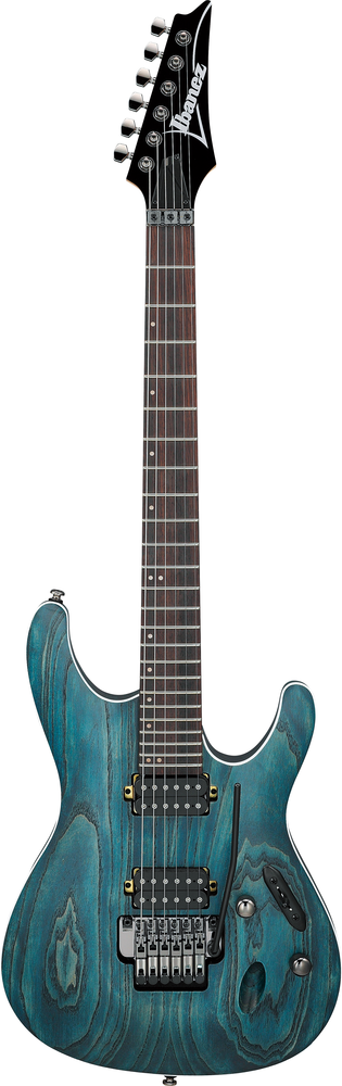 Ibanez S520AH Electric Guitar in Cosmic Blue Flat