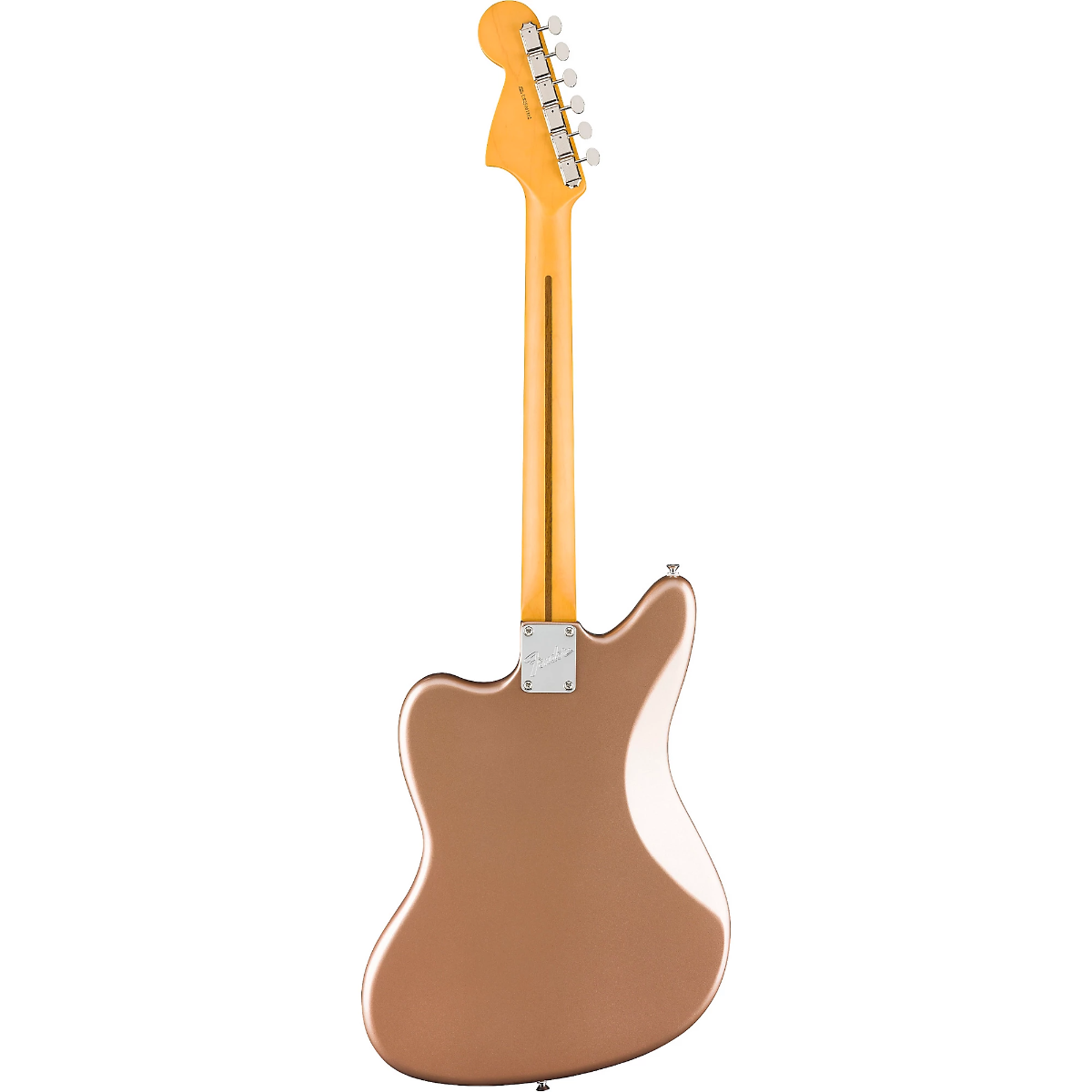 Fender American Professional Classic Jaguar Electric Guitar, Rosewood Fingerboard in Faded Firemist Gold