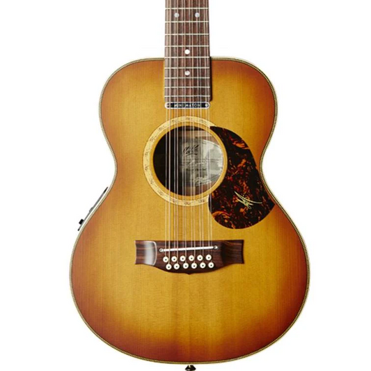 Maton EMD12 Diesel Mini 12 String Acoustic Electric Guitar in Vintage Amber Stain