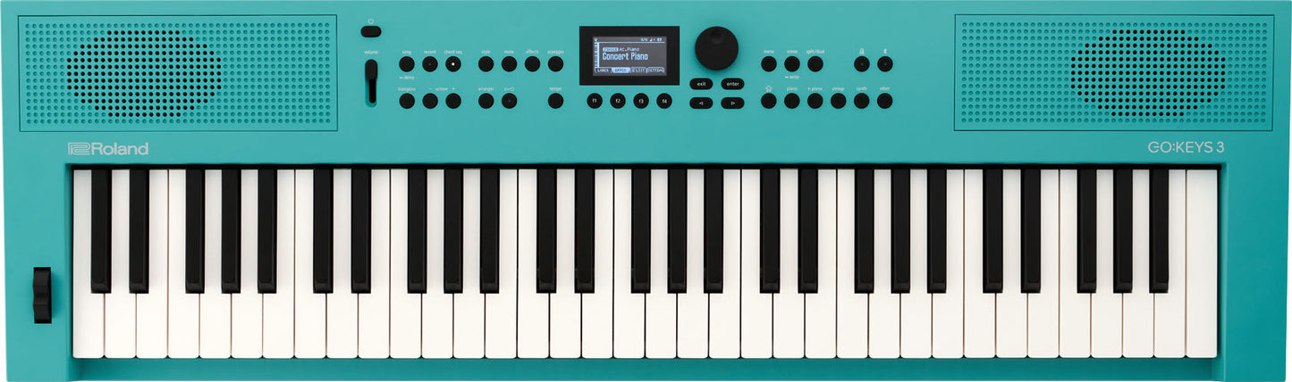 Roland GO KEYS 3 Music Creation Keyboard in Turquoise