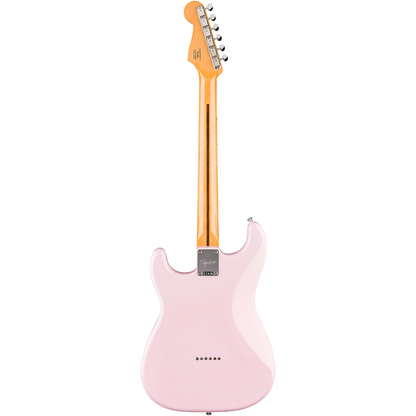 Squier Classic Vibe '50s Stratocaster HT Electric Guitar, Maple Fingerboard in Shell Pink