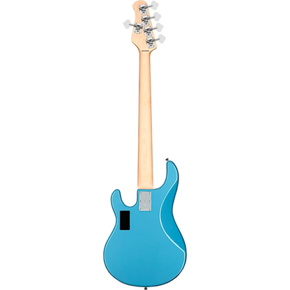 Sterling By Music Man StingRay 5 5 String Bass Guitar in Chopper Blue