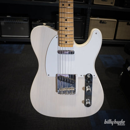 Fender Custom Shop Vintage Custom 1958 Top-Load Telecaster NOS Electric Guitar in Aged White Blonde