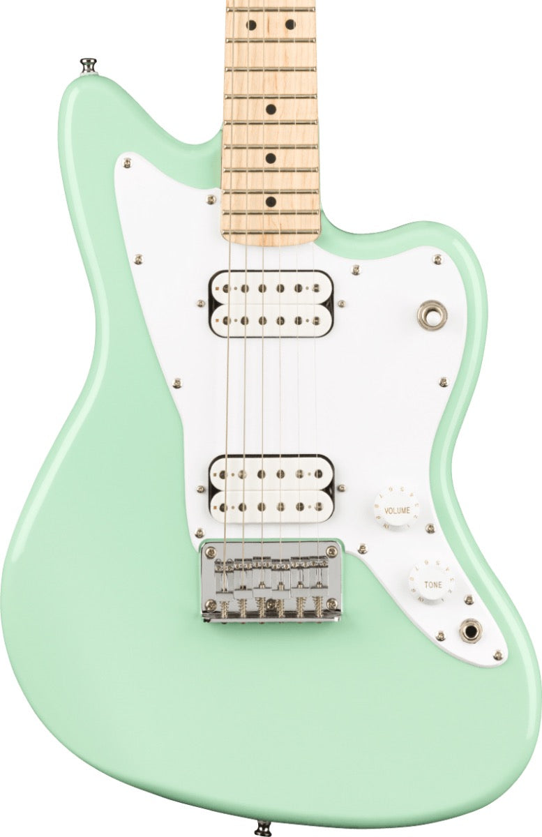 Squier Mini Jazzmaster HH, Maple Fingerboard in Surf Green