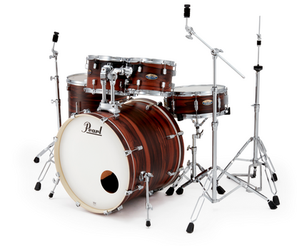 Pearl Decade Maple Exotic 22" Drum Kit w/HW in Matte Dark Walnut