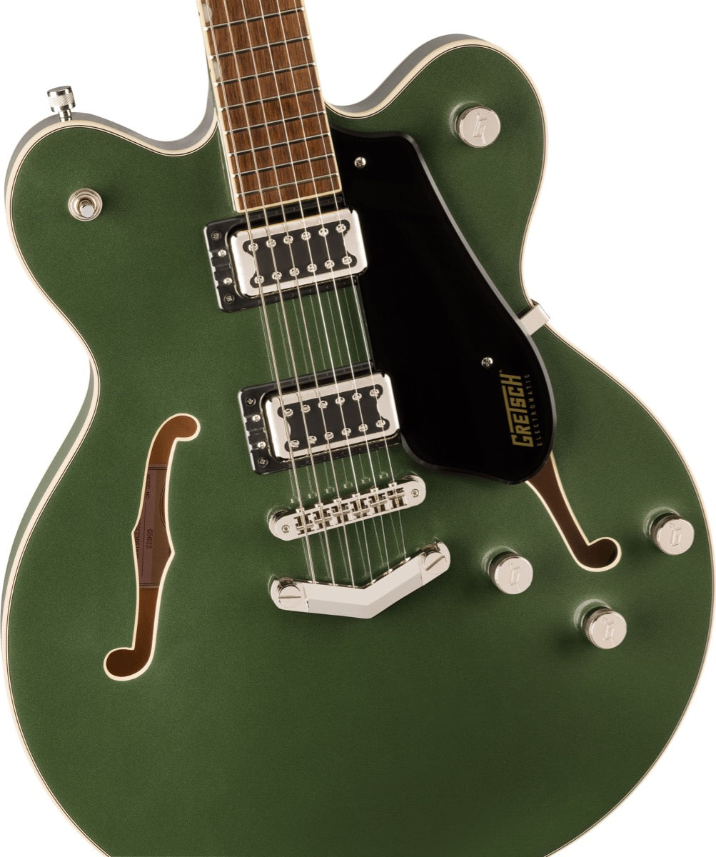 Gretsch G5622 Electromatic Center Block Double Cut with V Stoptail in Olive Metallic