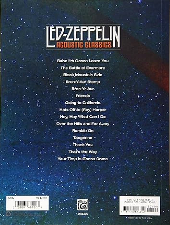 Led Zeppelin Acoustic Classics Authentic Guitar Tab