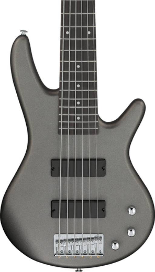 Ibanez GSR186 6 String Bass Guitar in Tungsten Matte